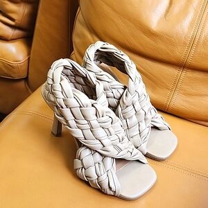 Braided Heeled Sandal